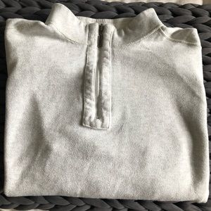 Tommy Bahama white/grey reversible 1/4 zip